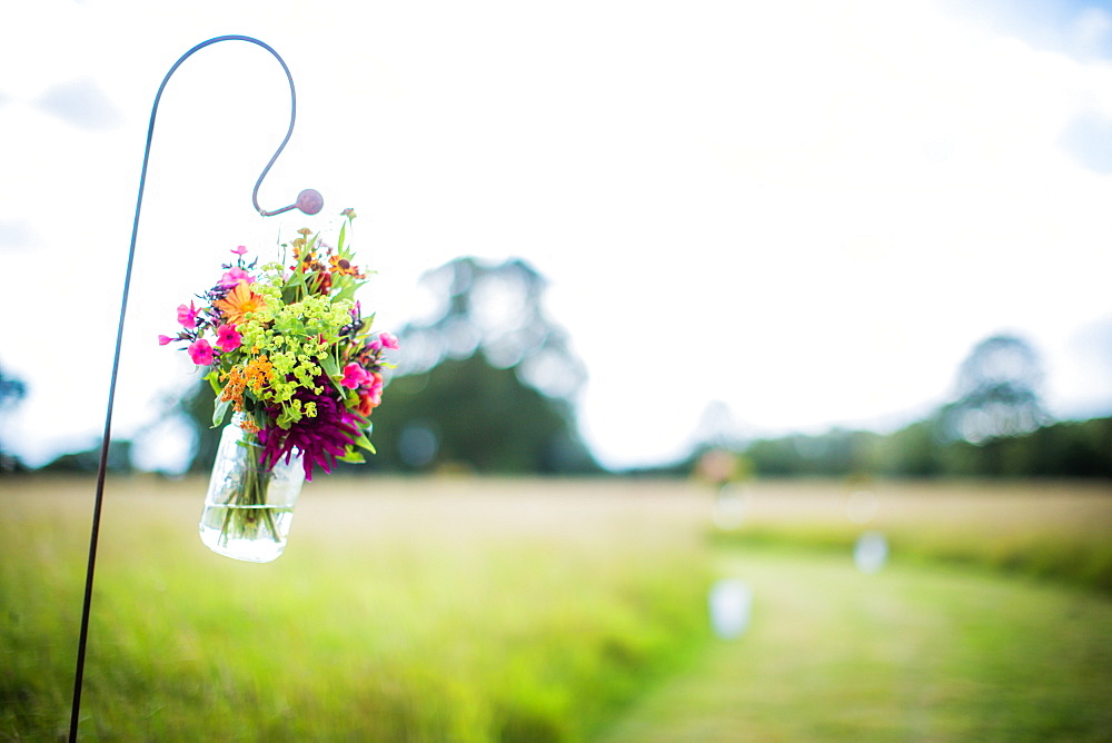 Bouquet in jar, United Kingdom, Europe