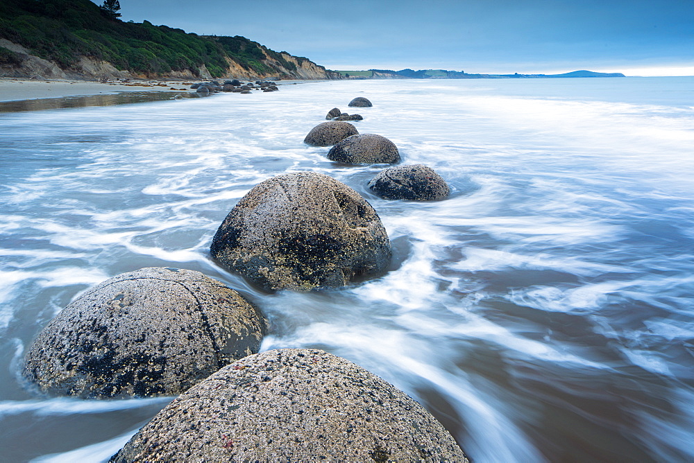 Moeraki boulders, Moeraki, Otago, South Island, New Zealand, Pacific