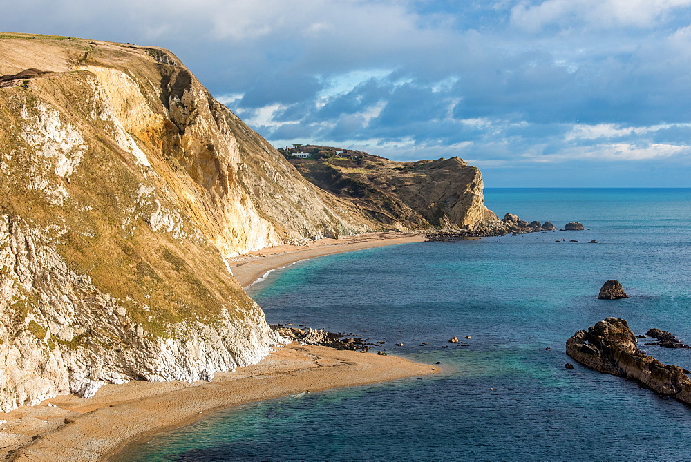 Man o War Cove, Jurassic Coast, UNESCO World Heritage Site, Dorset, England, United Kingdom, Europe