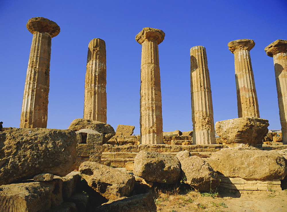 Temple of Hercules (circa 500 BC), Agrigento, Sicily, Italy