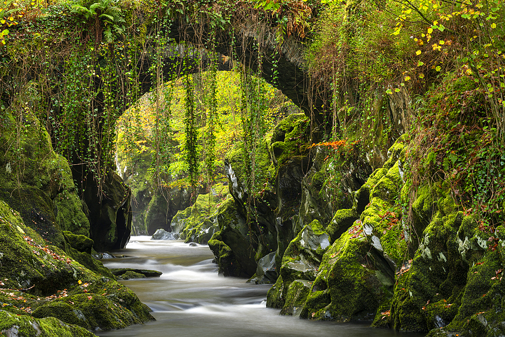 Penmachno Roman Bridge, Snowdonia, Wales, United Kingdom, Europe