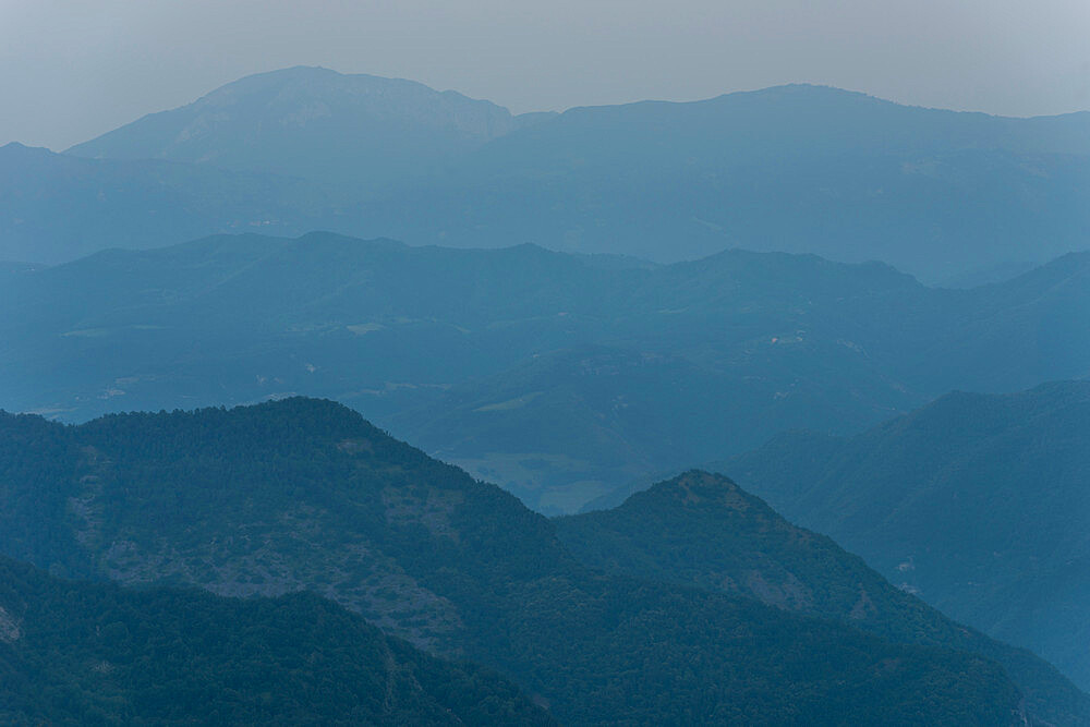 Marche Mountains, at dusk, Italy, Europe