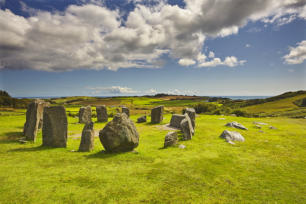 Drombeg stone circle, near Clonakilty, County Cork, Munster, Republic of Ireland, Europe