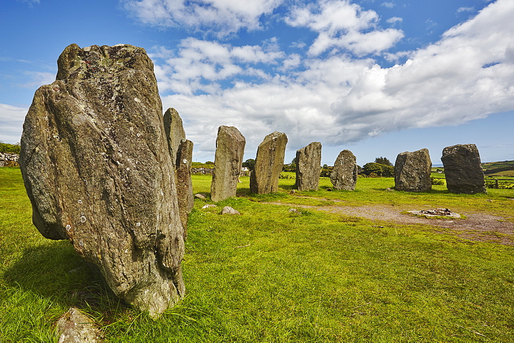 Drombeg stone circle, near Clonakilty, County Cork, Munster, Republic of Ireland, Europe