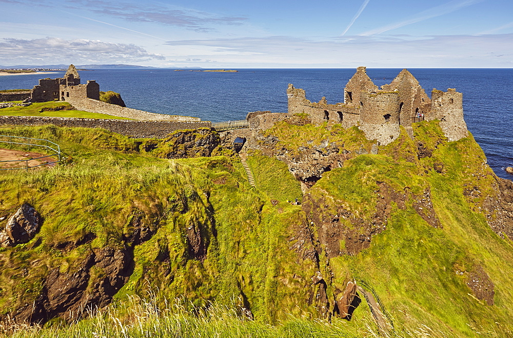 Dunluce Castle, near Portrush, County Antrim, Ulster, Northern Ireland, United Kingdom, Europe