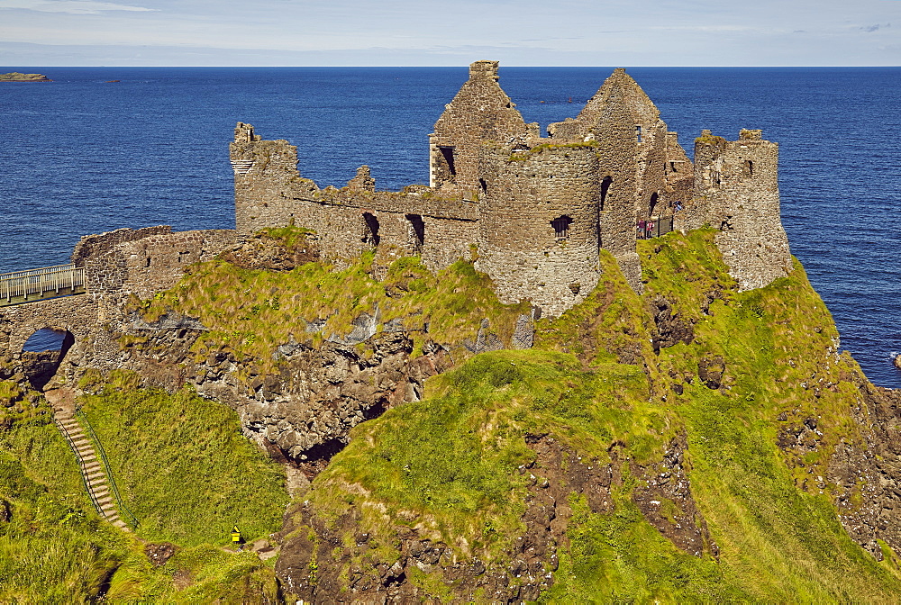 Dunluce Castle, near Portrush, County Antrim, Ulster, Northern Ireland, United Kingdom, Europe