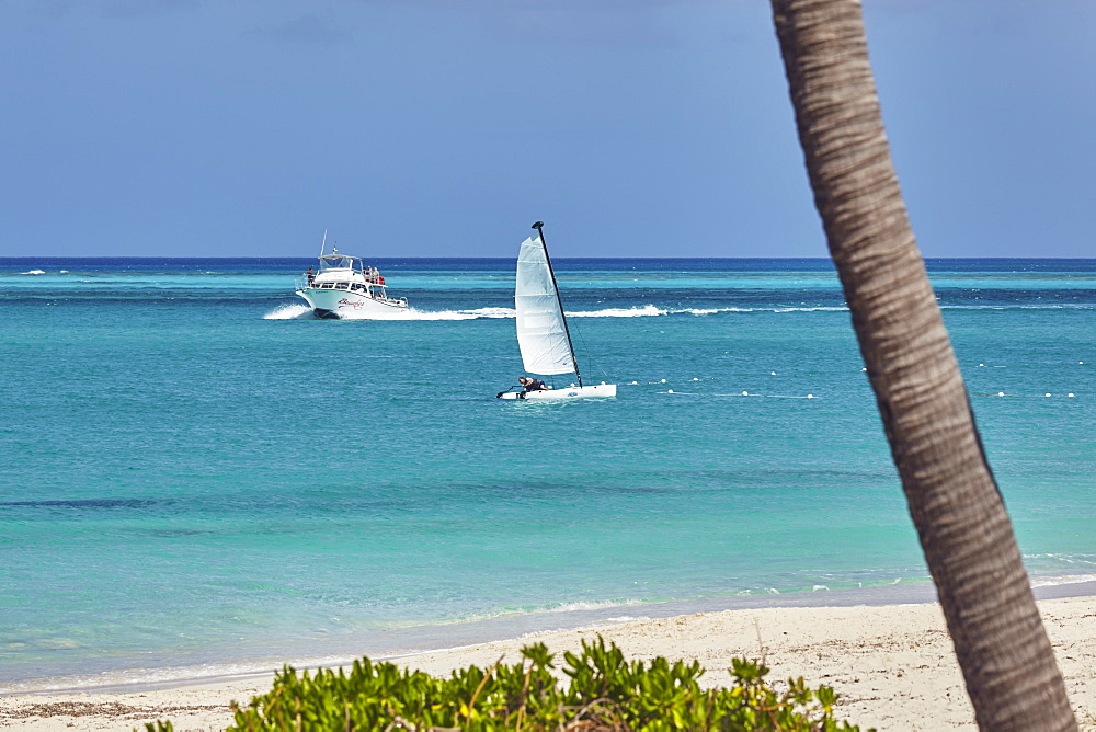 The beach in front of the Sibonne Hotel, Grace Bay, Providenciales, Turks and Caicos, in the Caribbean, West Indies, Central America