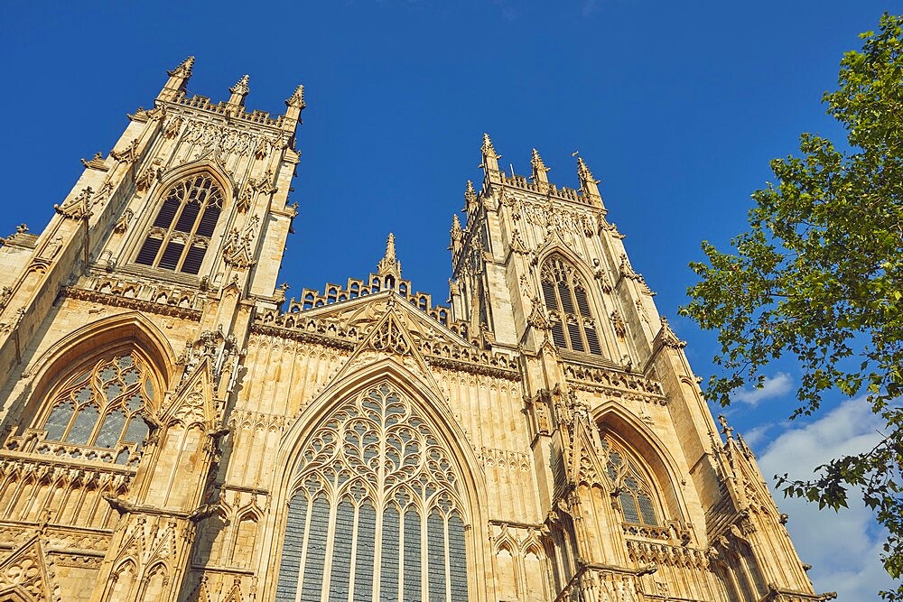 York Minster, the cathedral in the historic heart of the city of York, Yorkshire, England, United Kingdom, Europe