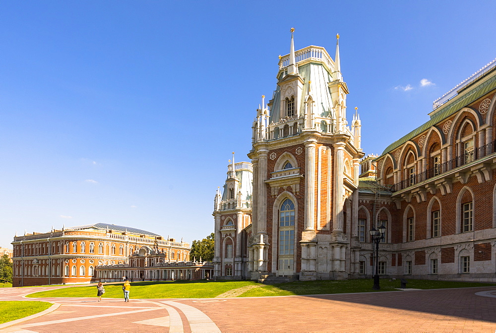 The Grand Palace, Tsaritsyno Park, Moscow, Russia, Europe