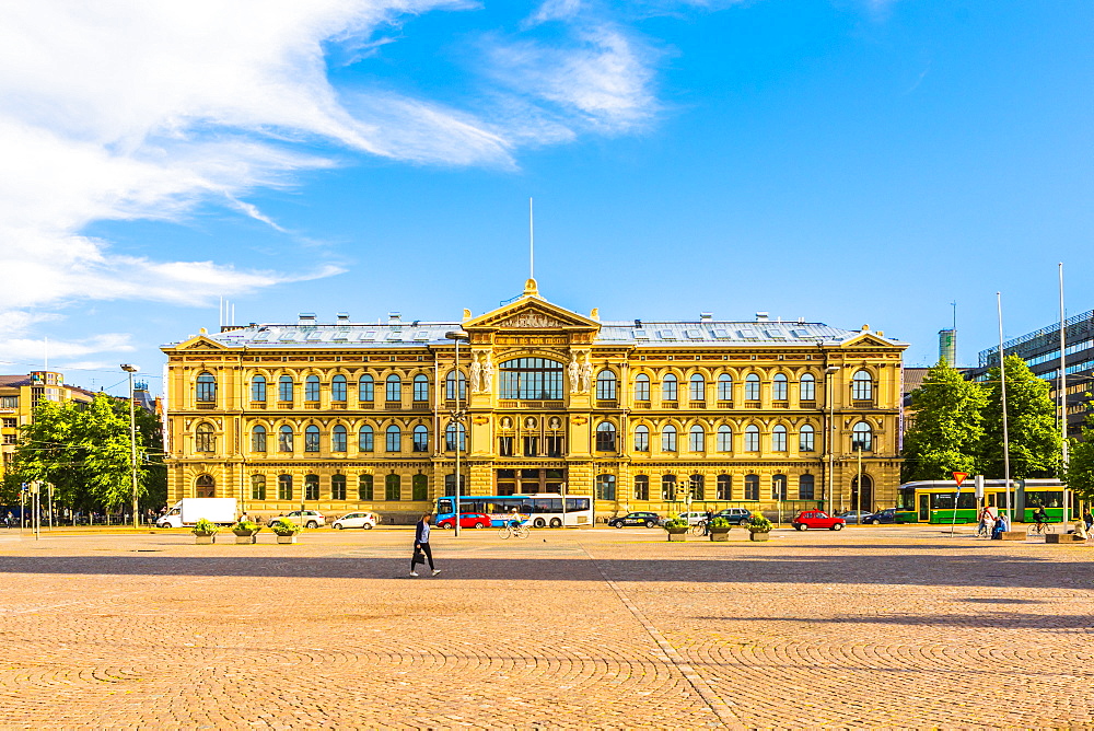 Building on Senate Square in Helsinki, Finland, Europe