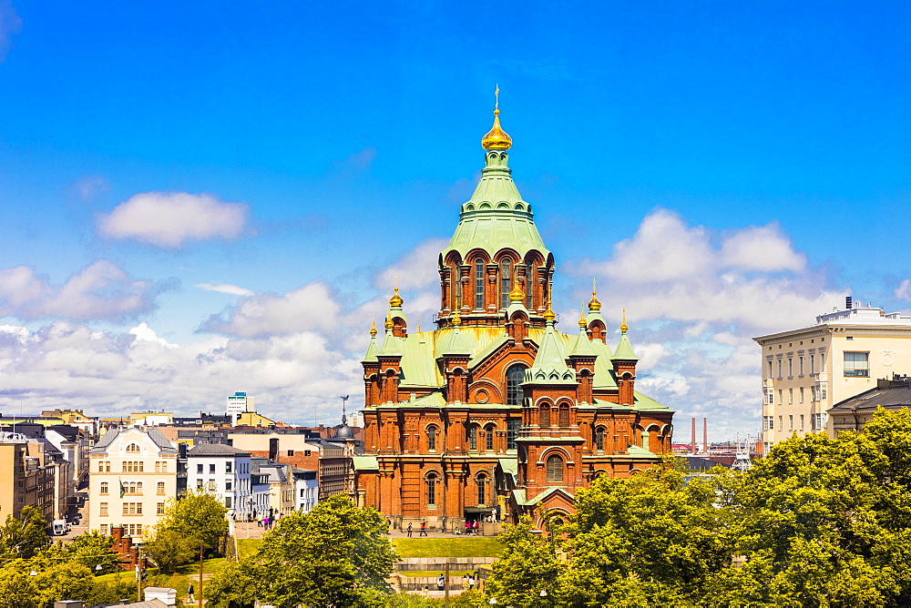 Uspenski Cathedral in Helsinki, Finland, Europe