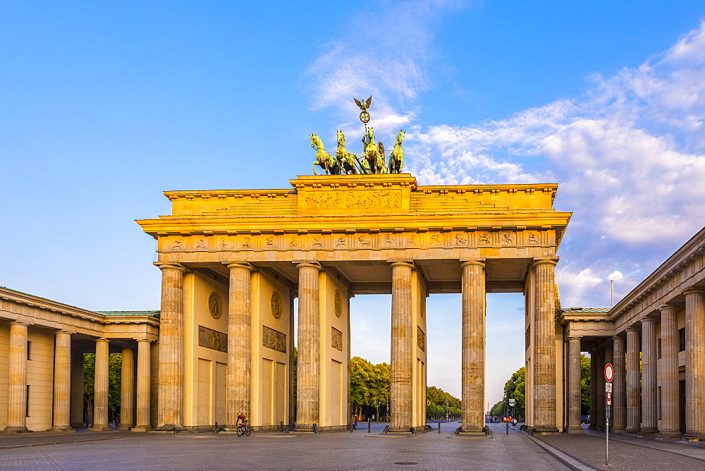 Brandenburg Gate in Berlin, Germany, Europe