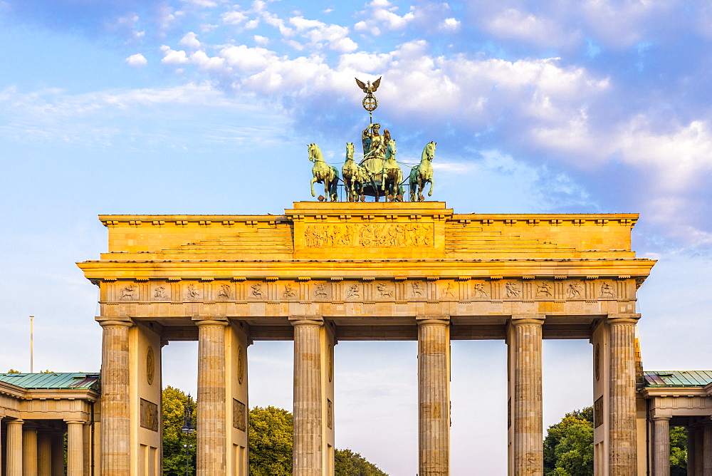 Brandenburg Gate in Berlin, Germany, Europe