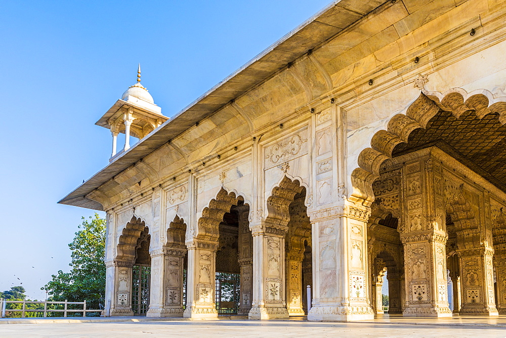 Khas Mahal in the Red Fort, UNESCO World Heritage Site, Old Delhi, India, Asia