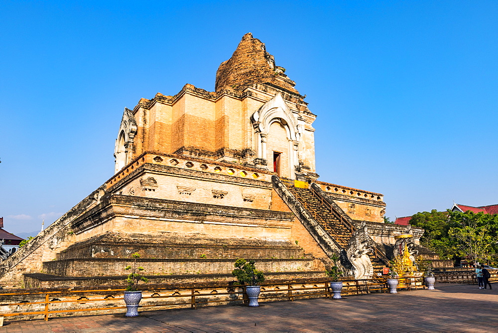 Wat Chedi Luang, Chiang Mai, Northern Thailand, Thailand, Southeast Asia, Asia