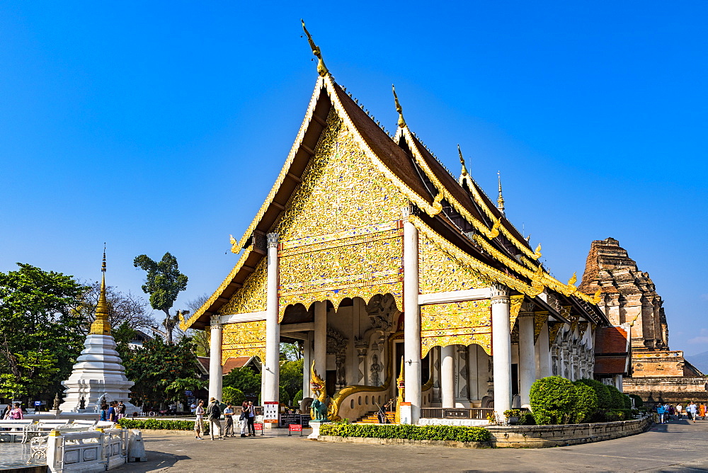 Wat Chedi Luang, Chiang Mai, Northern Thailand, Thailand, Southeast Asia, Asia