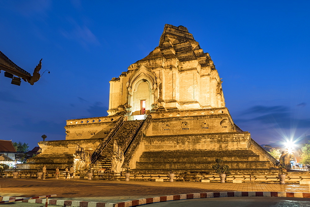 Wat Chedi Luang, Chiang Mai, Northern Thailand, Thailand, Southeast Asia, Asia