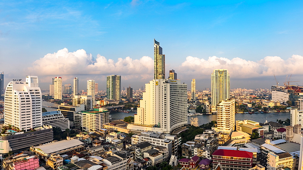 Elevated view of Bangkok, Thailand, Southeast Asia, Asia