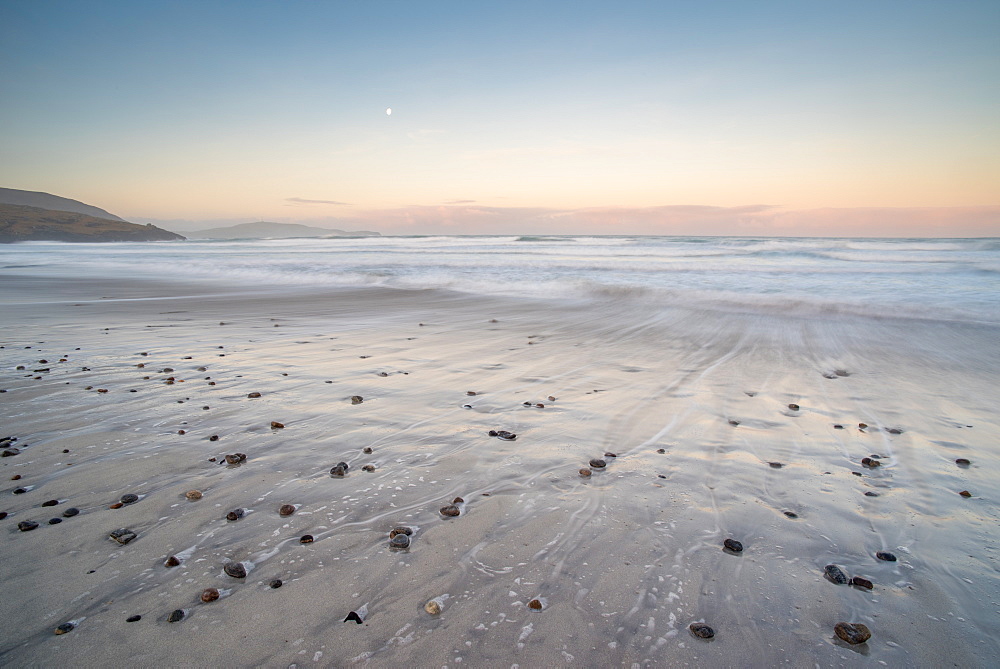 Sunrise at Traigh Eais, Barra, Outer Hebrides, Scotland, United Kingdom, Europe