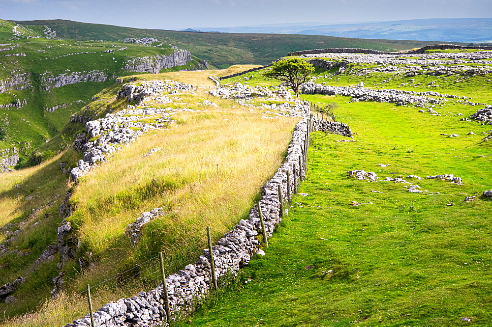 Above Malham, Yorkshire Dales, Yorkshire, England, United Kingdom, Europe