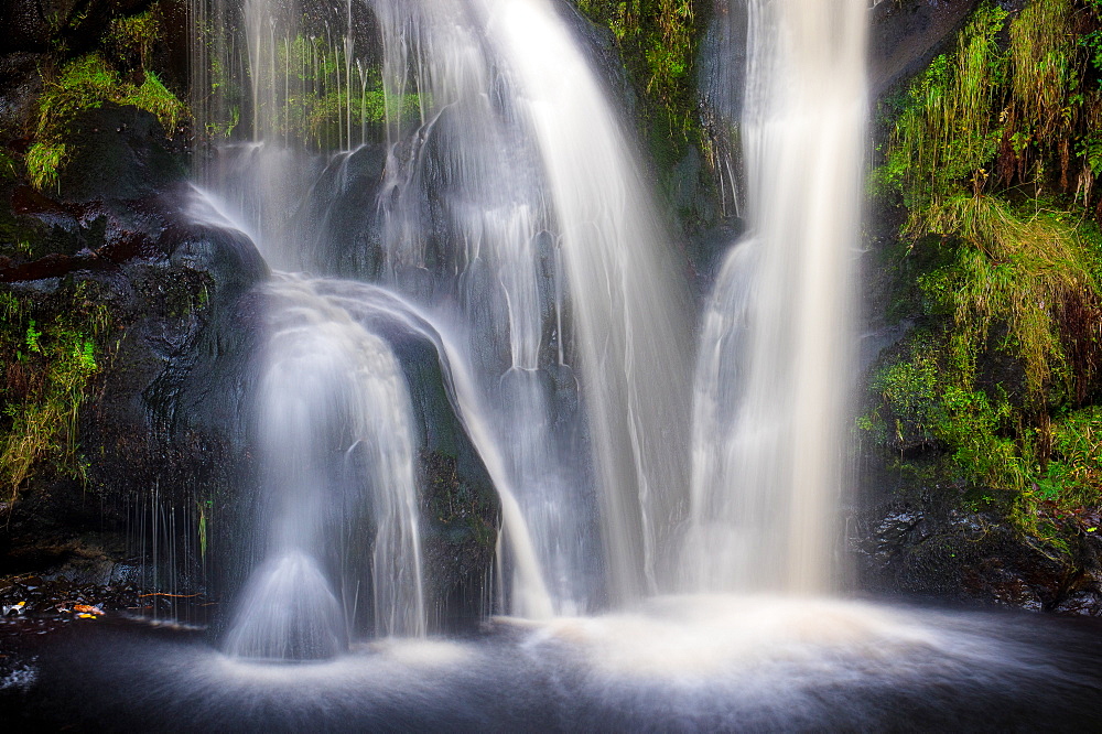 Posforth Gill Waterfall, Bolton Abbey, Yorkshire Dales, Yorkshire, England, United Kingdom, Europe