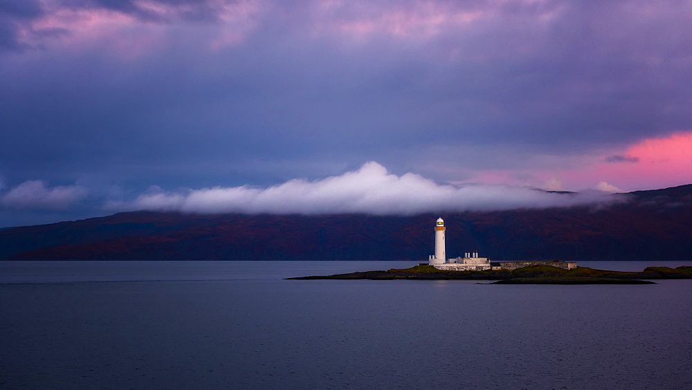 Dawn at Lismore Lighthouse, Inner Hebrides, Scotland, United Kingdom, Europe