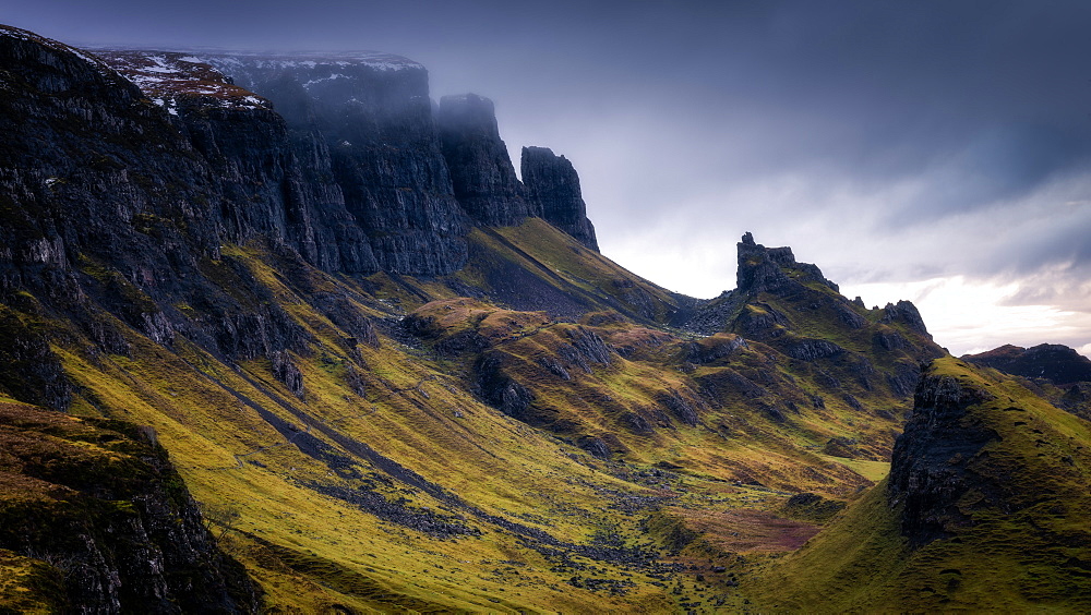 The Quiraing, Isle of Skye, Inner Hebrides, Scotland, United Kingdom, Europe