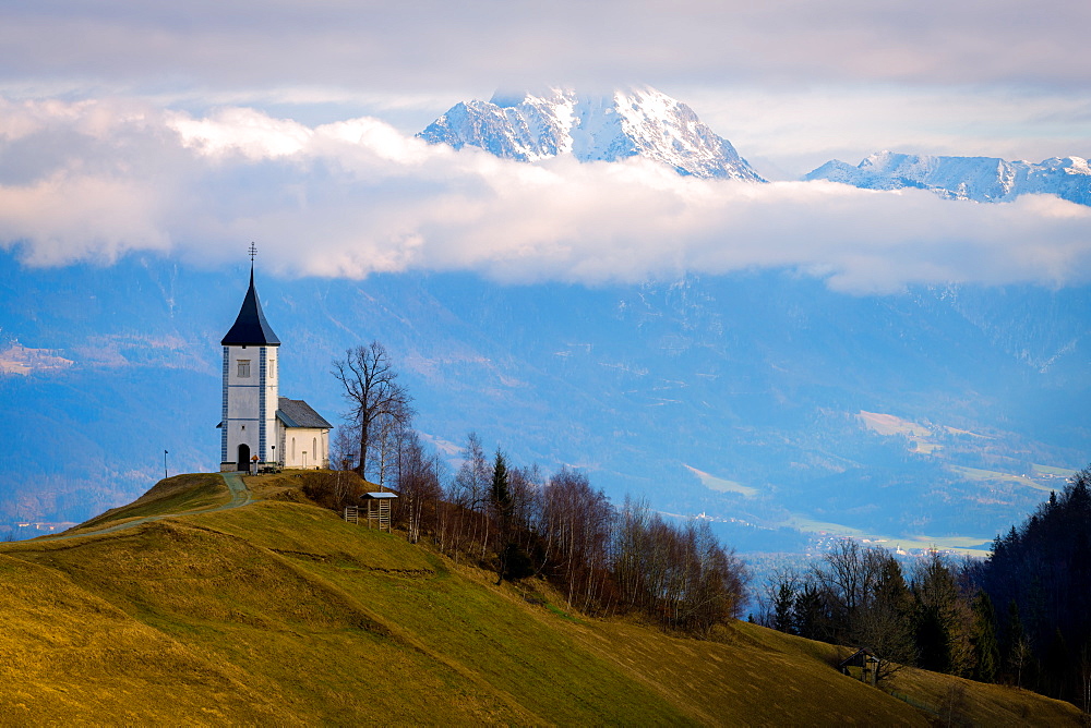 The Church of St. Primoz, Jamnik, Slovenia, Europe