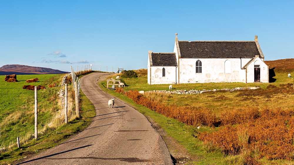 Little White Church, Scottish Highlands, Scotland, United Kingdom, Europe