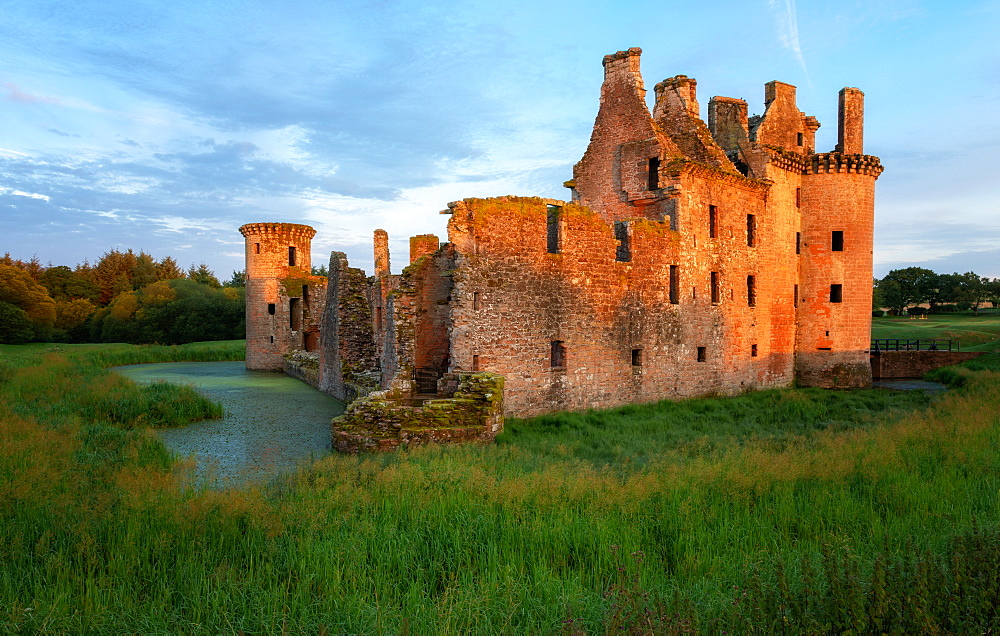 Caerlaverock Castle, Dumfries and Galloway, Scotland, United Kingdom, Europe