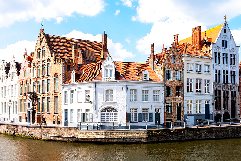 Spiegelrei corner, Bruges, West Flanders province, Flemish region, Belgium, Europe