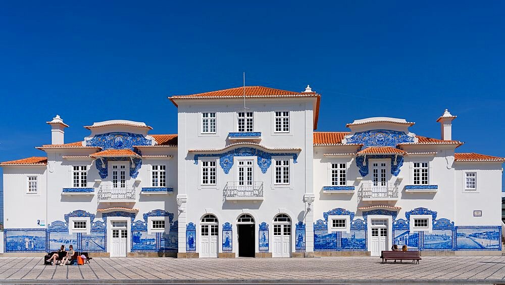 Aveiro Train Station, the Venice of Portugal, Portugal, Europe