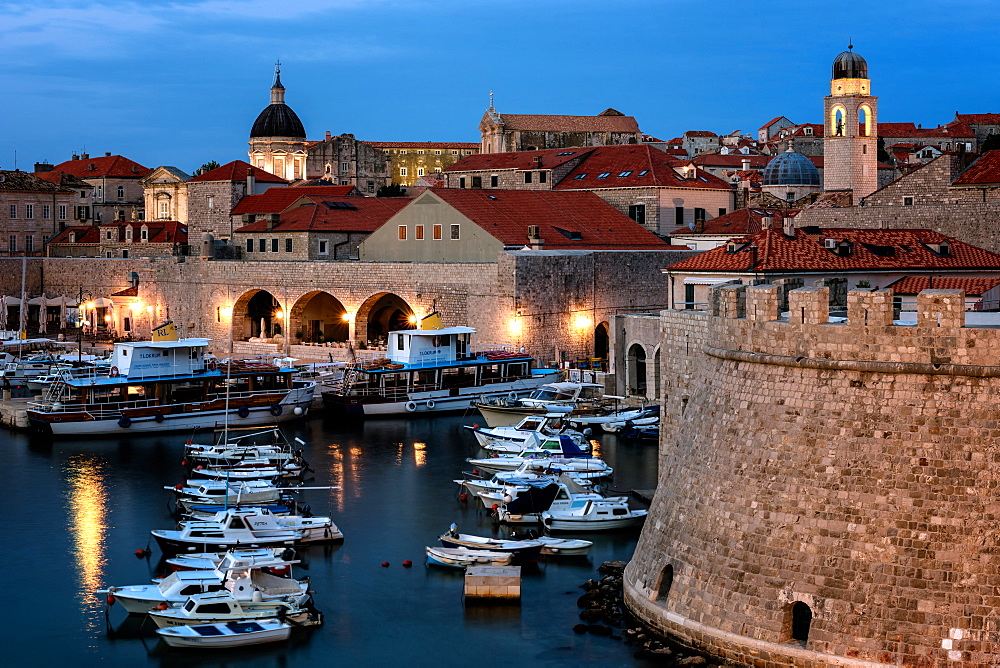 Dubrovnik Harbour, UNESCO World Heritage Site, Croatia, Europe