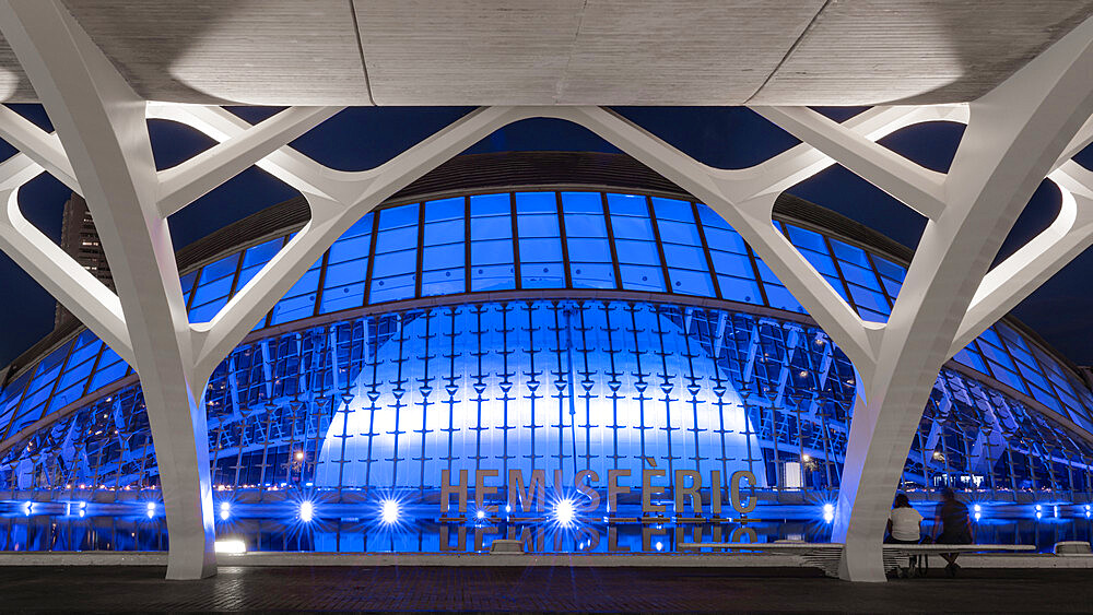 City of Arts and Sciences, Hemisferic, Valencia, Spain, Europe