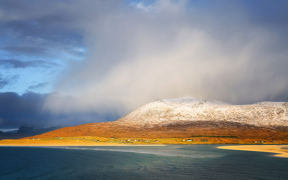 Isle of Harris on a winter's day, Outer Hebrides, Scotland, United Kingdom, Europe