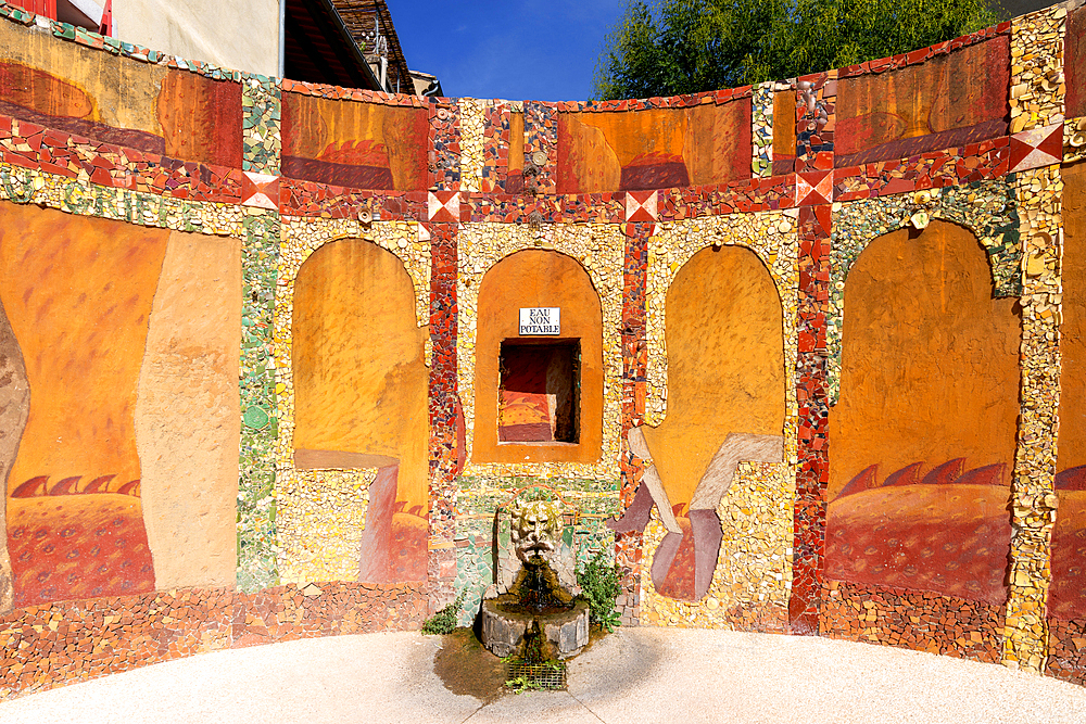 Saint-Quentin-la-Poterie village, Gard, Provence, France, Europe