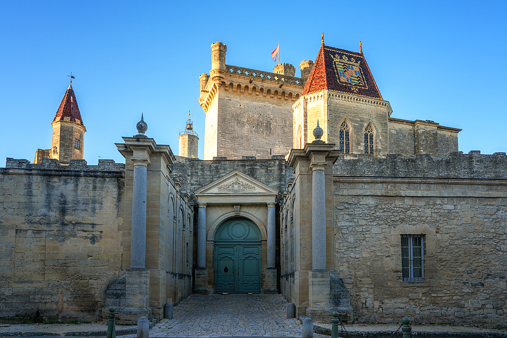 Uzes Castle, Uzes, Gard, Provence, France, Europe