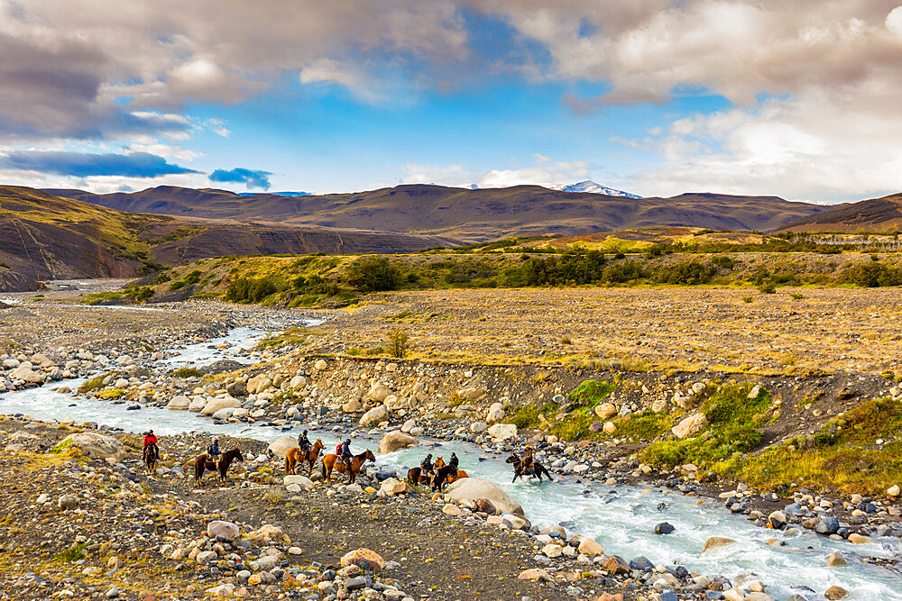 Beautiful scenery in Torres del Paine National Park, Patagonia, Chile, South America