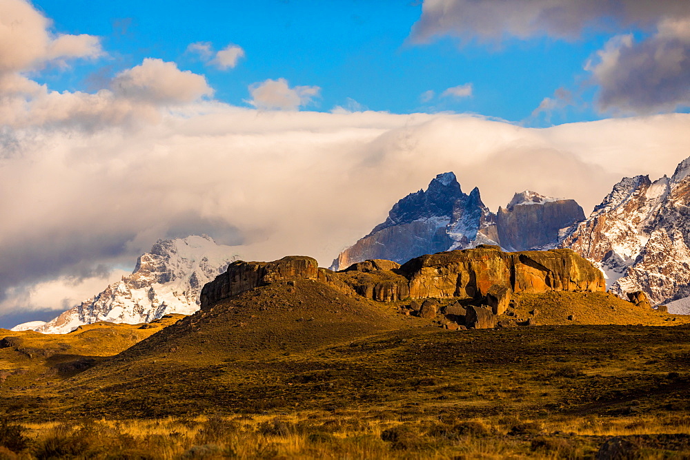 Beautiful scenery in Torres del Paine National Park, Patagonia, Chile, South America