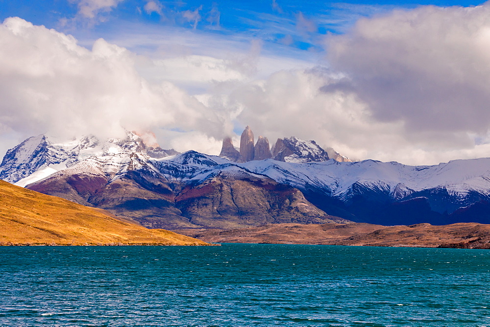 Beautiful scenery in Torres del Paine National Park, Patagonia, Chile, South America