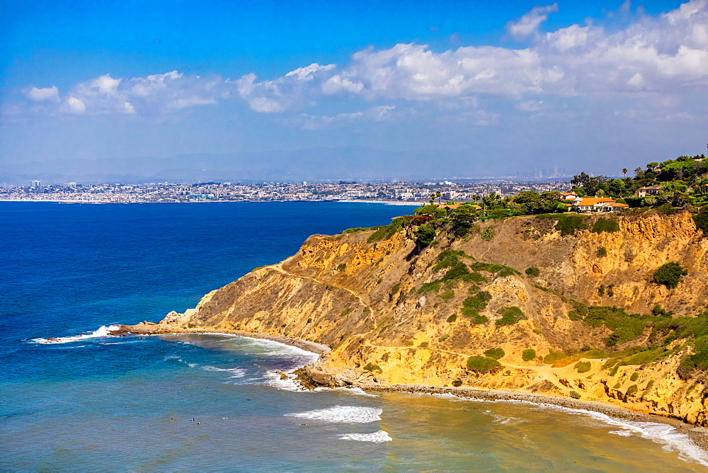 View of Cliffs in Rancho Palos Verdes, California, United States of America, North America