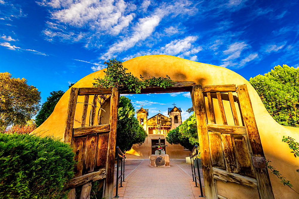 The famous pilgrimage site of Santuario de Chimayo, New Mexico, United States of America, North America