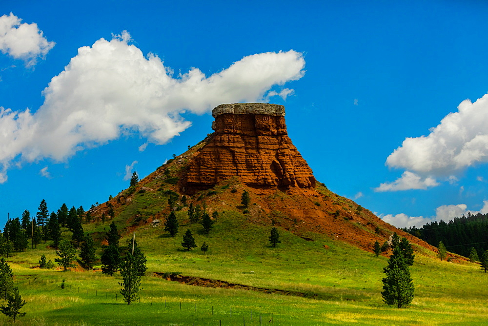 Scenic views in the Blackhills of Keystone, South Dakota, United States of America, North America