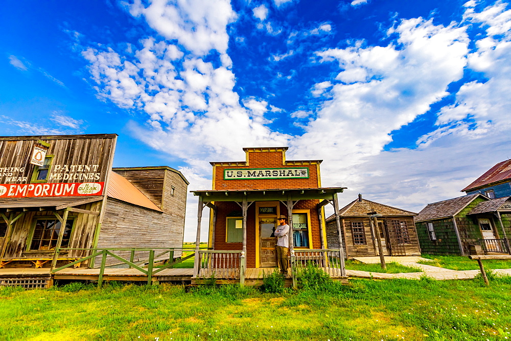 Historic roadside attraction, 1880 Town built to model a functioning town in the 1880s, Midland, South Dakota, United States of America, North America