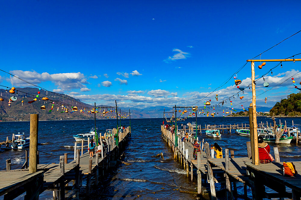 Beautiful Lake Atitlan, Guatemala, Central America