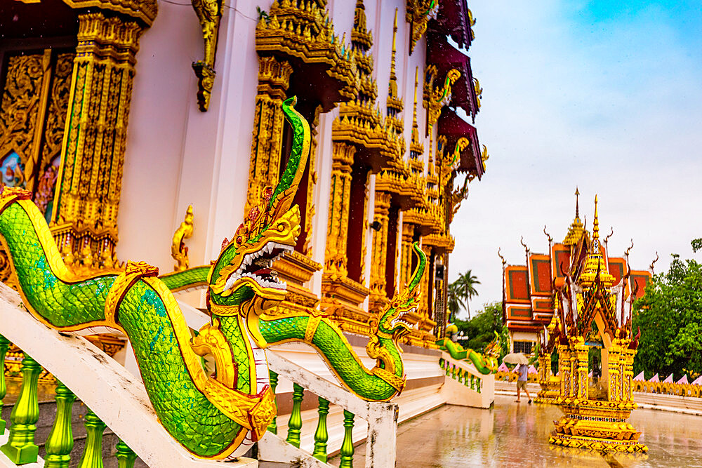 Wat Plai Laem Temple, Koh Samui, Thailand, Southeast Asia, Asia