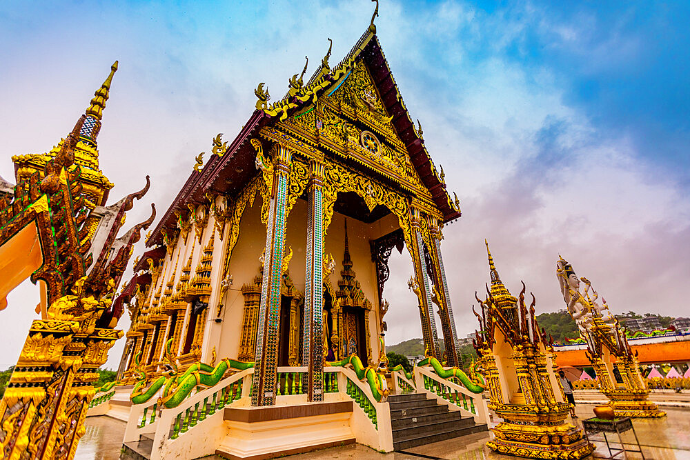 Wat Plai Laem Temple, Koh Samui, Thailand, Southeast Asia, Asia