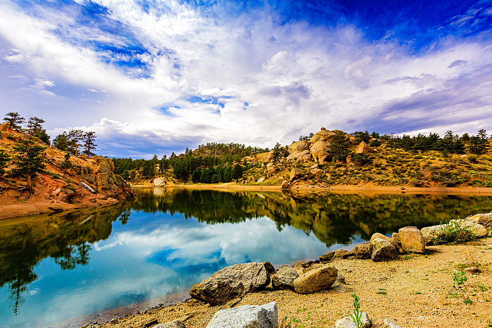 Curt Gowdy State Park nature landscapes, Wyoming, United States of America, North America