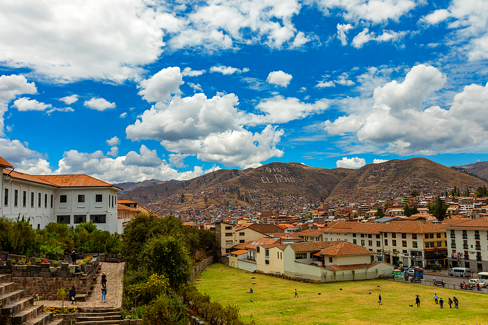 Park in Cusco, Peru, South America