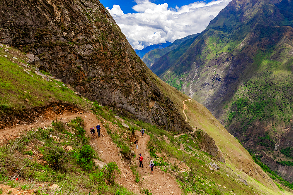 Scenery along the Choquequirao trail, Peru, South America